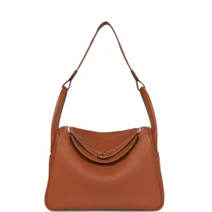 Hermes Brown Lindy 26 Bag