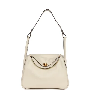 Hermes Beige Lindy 26 Bag